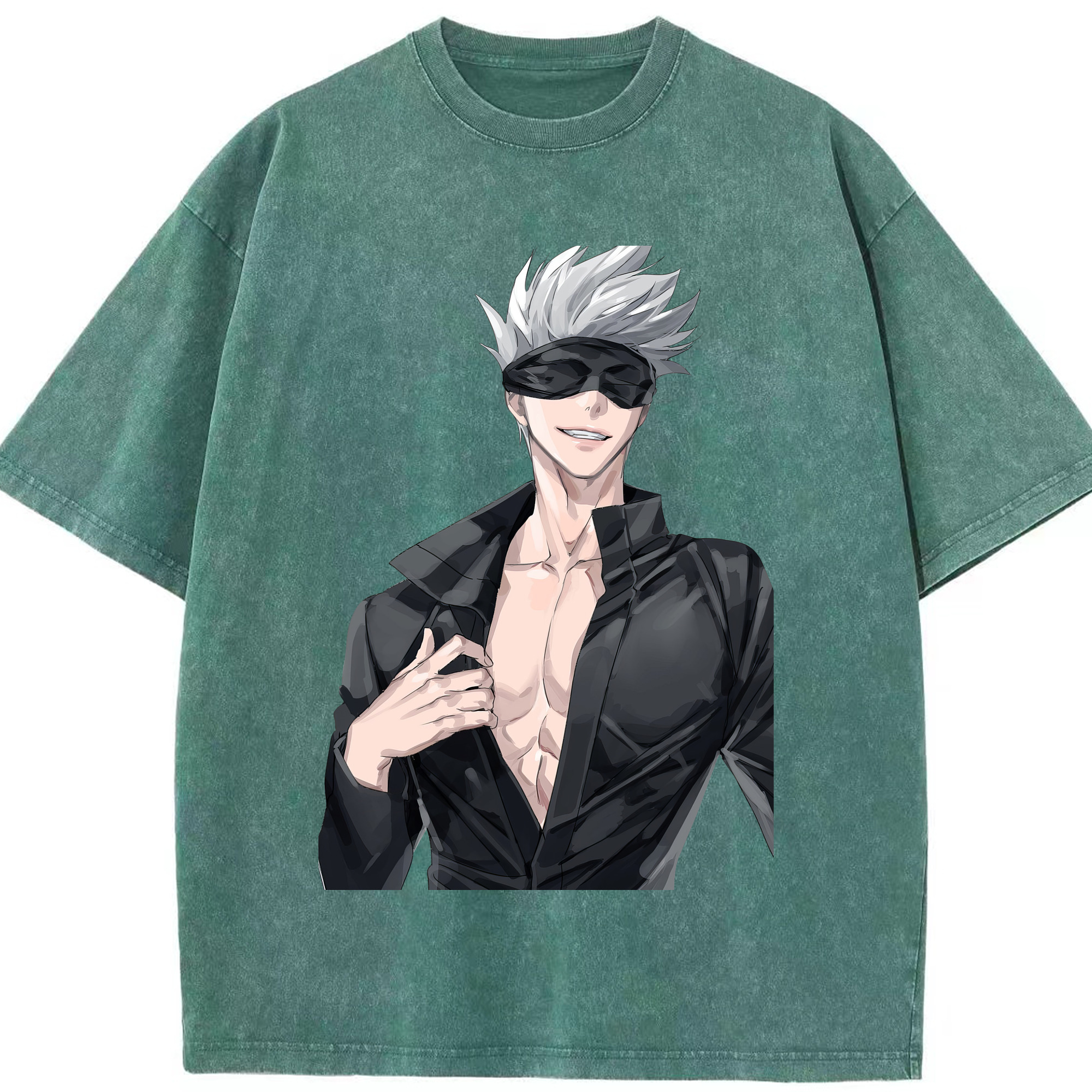 （画像用） 呪術廻戦 Jujutsu Kaisen 綿100% ヴィンテージ風 半袖Tシャツ（フロントプリント）